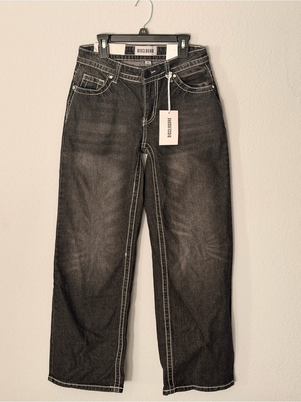 Disclosure Women's Black Wide-Leg Jeans